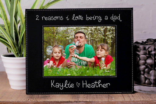 Love Dad | Leatherette Picture Frame