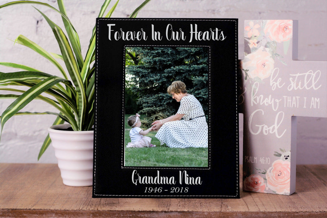 Forever In Our Hearts | Leatherette Picture Frame