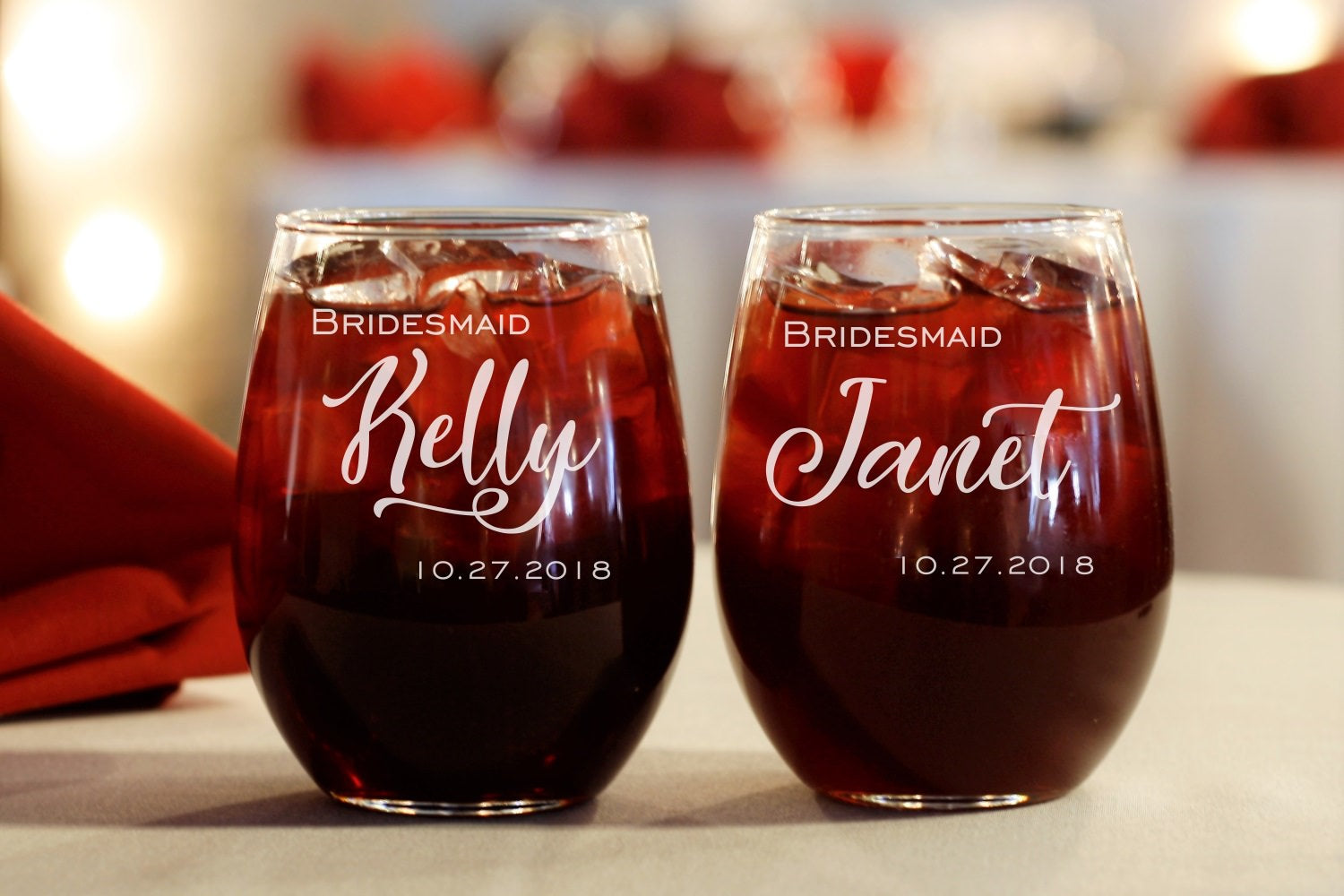 Celebrate | 15oz Stemless Wine Glass