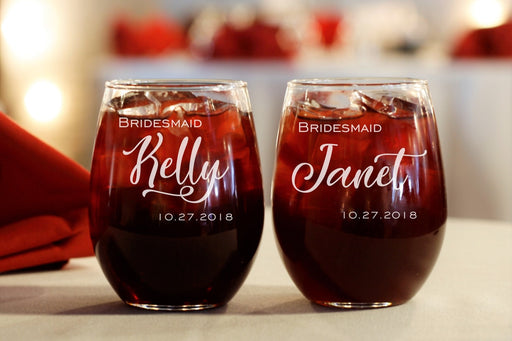Celebrate | 15oz Stemless Wine Glass