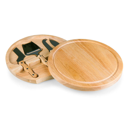 Rubberwood Cheese Board with Tools