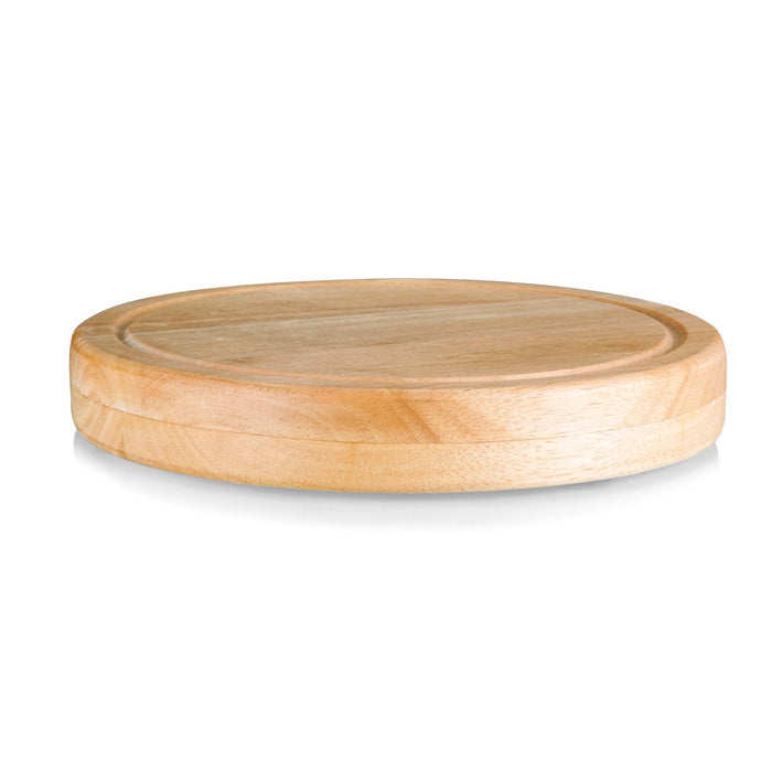 Rubberwood Cheese Board with Tools