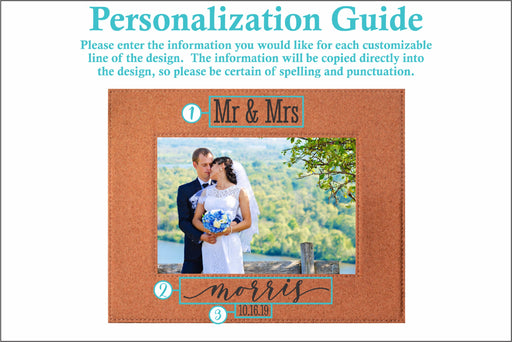 Mr & Mrs Soulmates | Leatherette Picture Frame