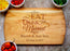 Eat Drink And Be Married | Personalized Laser Engraved Cutting Board