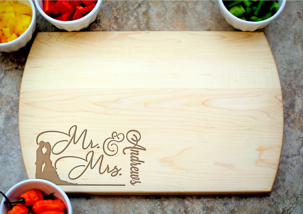 Elegance | Personalized Laser Engraved Cutting Board