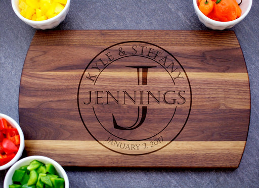 Family Circle | Personalized Laser Engraved Cutting Board