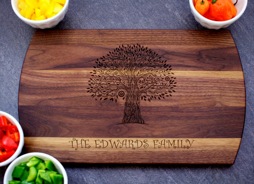 Family Tree | Personalized Laser Engraved Cutting Board