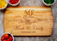 Floral Anniversary | Personalized Laser Engraved Cutting Board