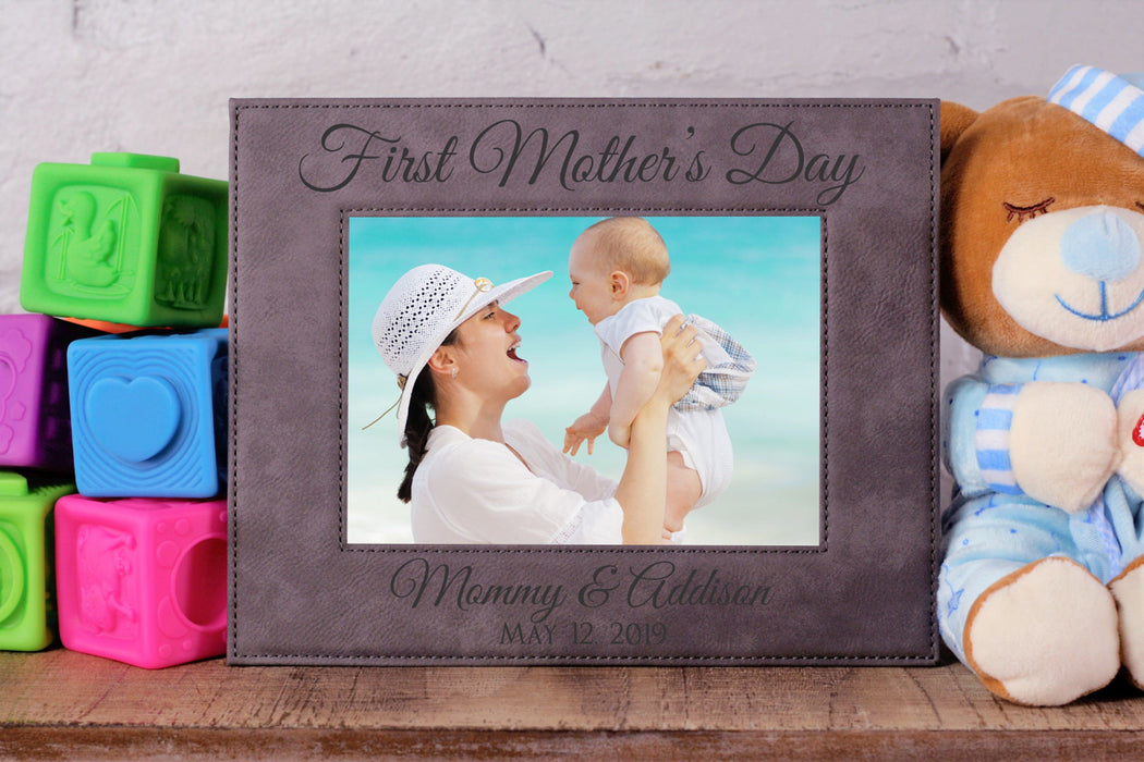 First Mother's Day | Leatherette Picture Frame