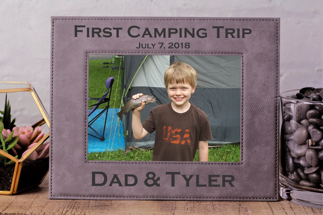 Dad Trip | Leatherette Picture Frame