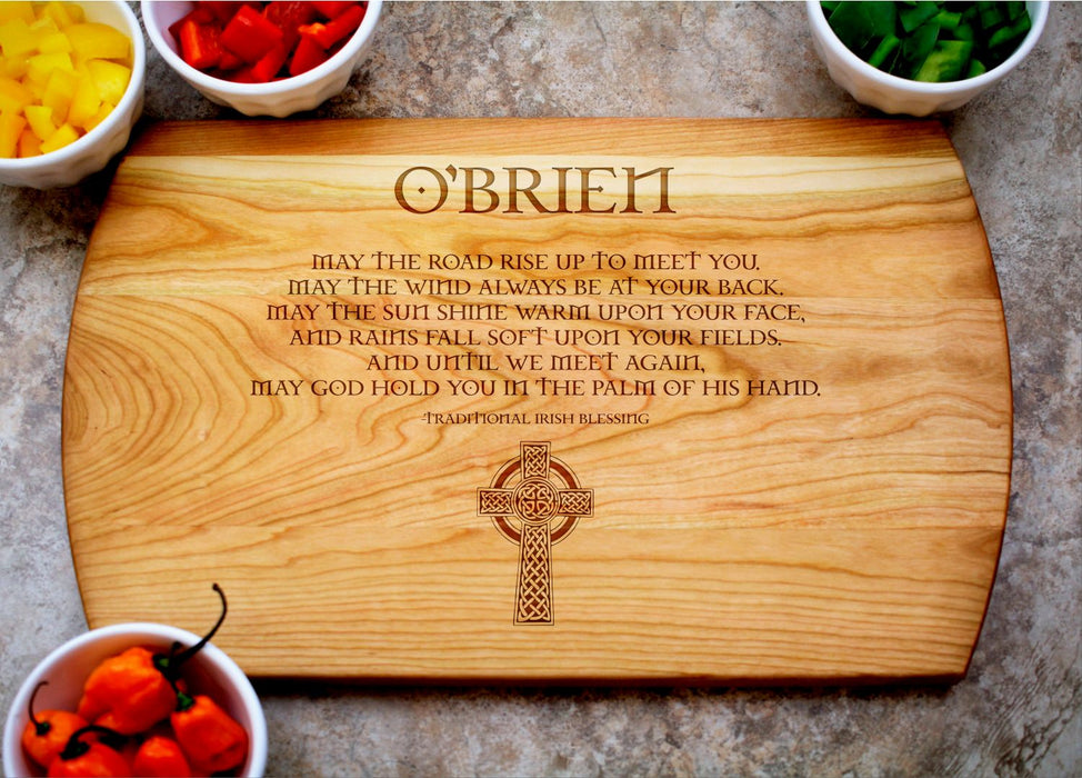 Irish Blessing | Personalized Laser Engraved Cutting Board