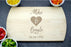 Just Us | Personalized Laser Engraved Cutting Board