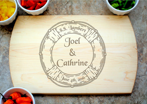 Lifesaver | Personalized Laser Engraved Cutting Board