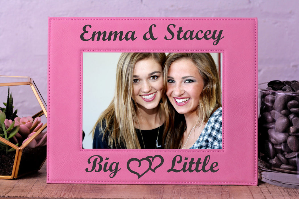 Big & Little | Leatherette Picture Frame