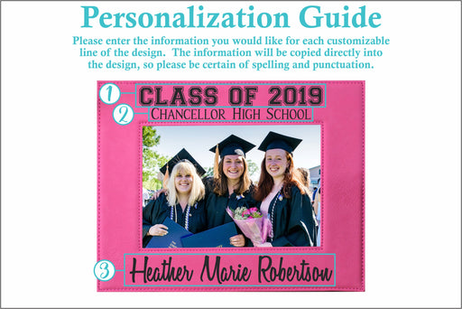 Graduation Class Of | Leatherette Picture Frame
