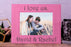 I Love Us | Leatherette Picture Frame