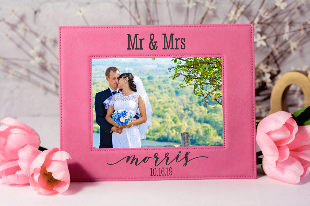 Mr & Mrs Soulmates | Leatherette Picture Frame