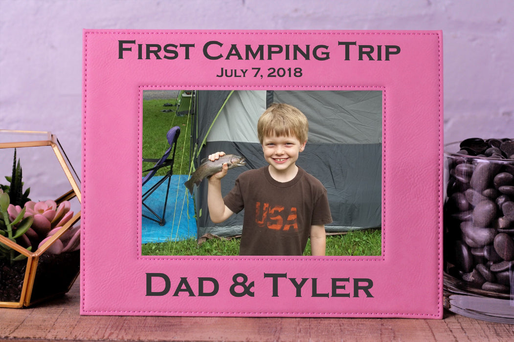 Dad Trip | Leatherette Picture Frame
