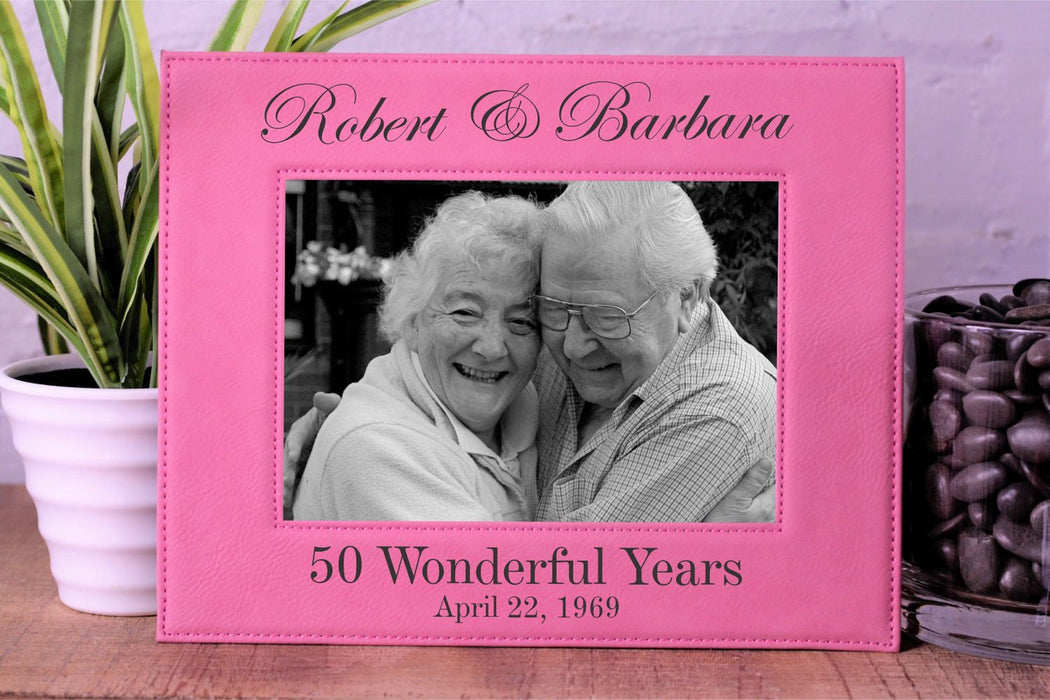 Wonderful Years | Leatherette Picture Frame