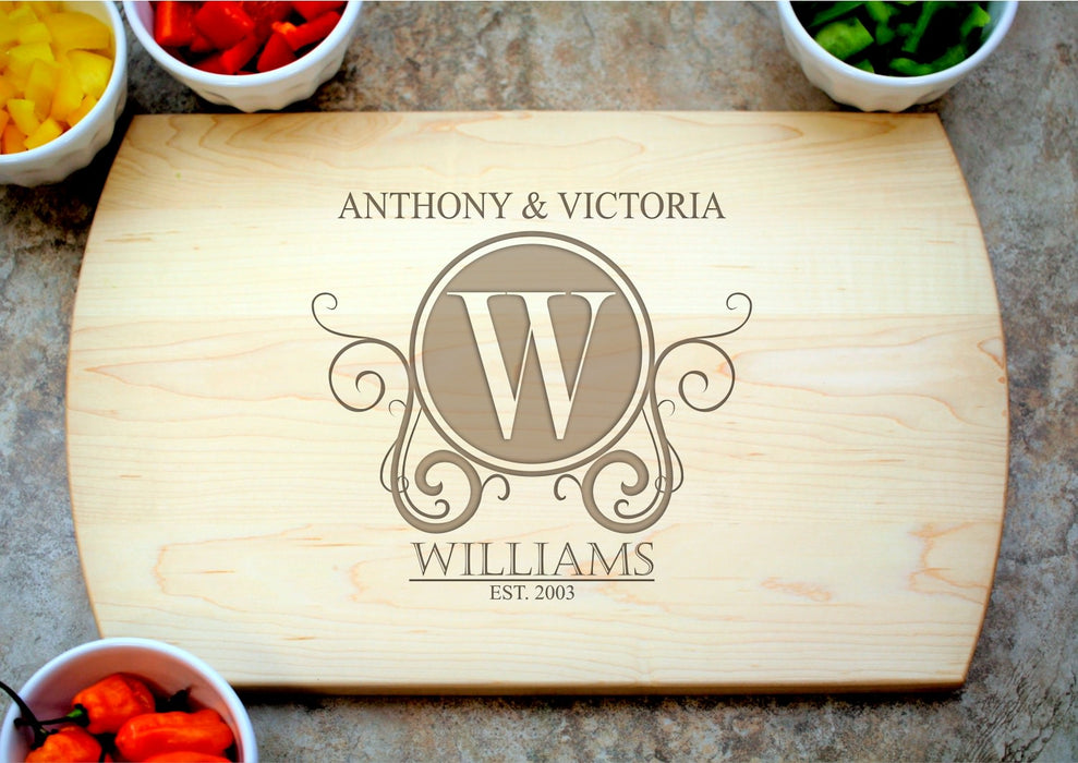 Romance | Personalized Laser Engraved Cutting Board