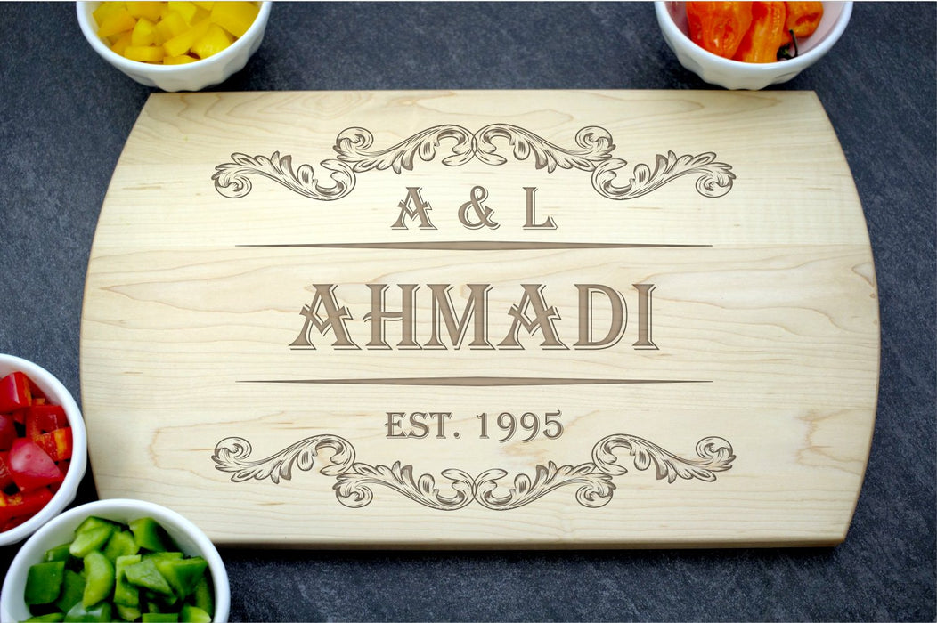 Royalty | Personalized Laser Engraved Cutting Board
