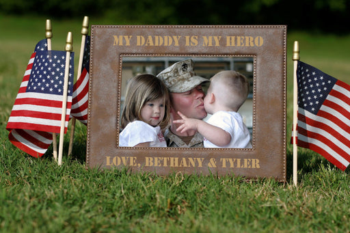 Military Hero | Leatherette Picture Frame