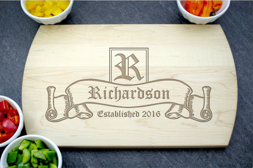 Scroll | Personalized Laser Engraved Cutting Board