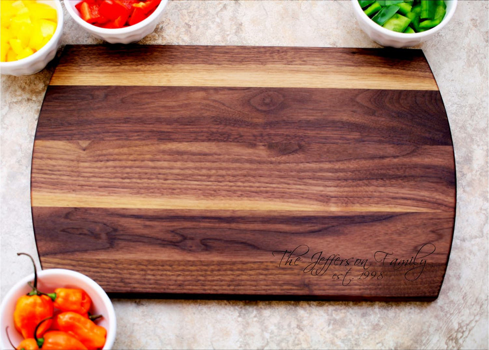 Signature | Personalized Laser Engraved Cutting Board