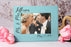 Mr & Mrs Corner Style | Leatherette Picture Frame